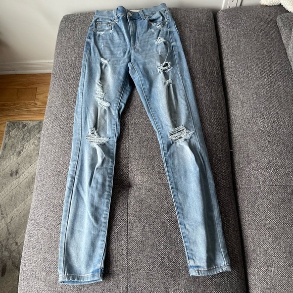 Garage Denim - Garage High Waisted distressed jean